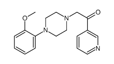 2-[4-(2-methoxyphenyl)piperazin-1-yl]-1-pyridin-3-ylethanone Structure