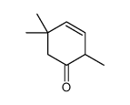 2,5,5-Trimethyl-3-cyclohexen-1-one Structure