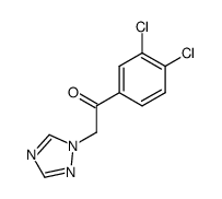 1-(3,4-dichlorophenyl)-2-(1H-1,2,4-triazol-1-yl)-ethanone结构式