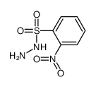 2-Nitrobenzenesulfonic acid hydrazide structure