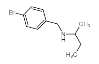 N-[(4-bromophenyl)methyl]butan-2-amine Structure