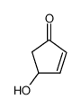 4-hydroxy-2-cyclopentenone Structure