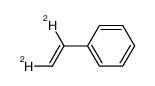 α,β-deuteriostyrene Structure