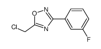 5-(Chloromethyl)-3-(3-Fluorophenyl)-1,2,4-Oxadiazole picture