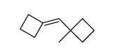 (1-methylcyclobutyl)methylenecyclobutane Structure