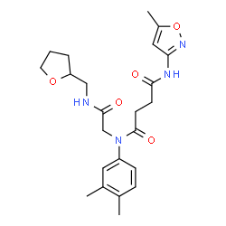 Butanediamide, N-(3,4-dimethylphenyl)-N-(5-methyl-3-isoxazolyl)-N-[2-oxo-2-[[(tetrahydro-2-furanyl)methyl]amino]ethyl]- (9CI) picture