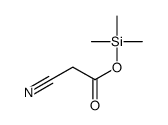 Cyanoacetic acid trimethylsilyl ester Structure
