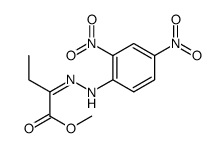methyl 2-[(2,4-dinitrophenyl)hydrazinylidene]butanoate结构式