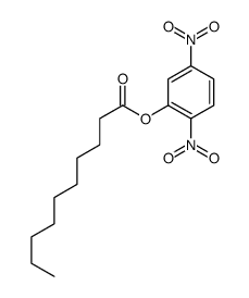 (2,5-dinitrophenyl) decanoate结构式