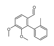 3,4-dimethoxy-2-(2-methylphenyl)benzaldehyde Structure