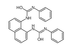 1-phenyl-3-[8-(phenylcarbamoylamino)naphthalen-1-yl]urea结构式