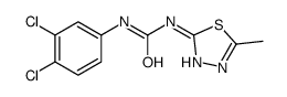 1-(3,4-dichlorophenyl)-3-(5-methyl-1,3,4-thiadiazol-2-yl)urea结构式