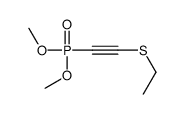 1-dimethoxyphosphoryl-2-ethylsulfanylethyne结构式
