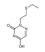 2-(2-ethylsulfanylethyl)-1,2,4-triazine-3,5-dione结构式