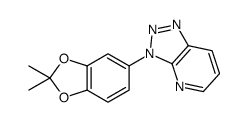 3-(2,2-dimethyl-1,3-benzodioxol-5-yl)triazolo[4,5-b]pyridine Structure