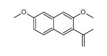 3,6-dimethoxy-2-prop-1-en-2-ylnaphthalene结构式