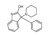 3-phenyl-3-piperidin-1-yl-1H-indol-2-one Structure