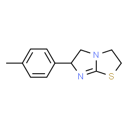 6-(P-TOLYL)-2,3,5,6-TETRAHYDROIMIDAZO[2,1-B]THIAZOLE结构式