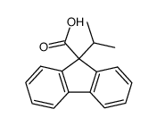9-Isopropyl-fluoren-carbonsaeure-(9)-methylester结构式