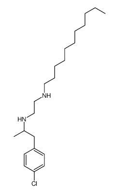 N'-[1-(4-chlorophenyl)propan-2-yl]-N-undecylethane-1,2-diamine Structure