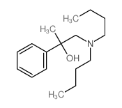 Benzenemethanol, a-[(dibutylamino)methyl]-a-methyl- Structure