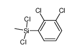 Dichloro-(2,3-dichloro-phenyl)-methyl-silane结构式