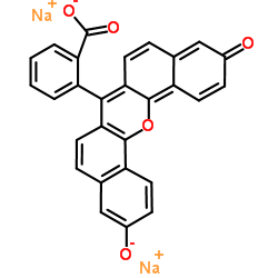Disodium 2-(11-oxido-3-oxo-3H-dibenzo[c,h]xanthen-7-yl)benzoate结构式