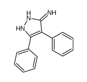 3,4-二苯基-1H-吡唑-5-胺结构式