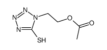 2-(5-sulfanylidene-2H-tetrazol-1-yl)ethyl acetate Structure