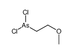 dichloro(2-methoxyethyl)arsane Structure