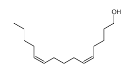 (5Z,10Z)-5,10-Pentadecadien-1-ol Structure