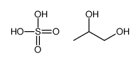 propane-1,2-diol,sulfuric acid Structure