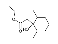 ethyl (1-hydroxy-2,6-dimethylcyclohexyl)acetate结构式