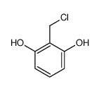 2-(chloromethyl)benzene-1,3-diol结构式