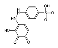 4-(2,3,4-Trihydroxyphenylazo)benzenesulfonic acid结构式