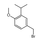 4-(bromomethyl)-1-methoxy-2-propan-2-ylbenzene结构式