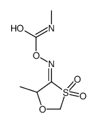 [(E)-(5-methyl-3,3-dioxo-1,3-oxathiolan-4-ylidene)amino] N-methylcarbamate Structure