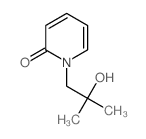 2(1H)-Pyridinone, 1-(2-hydroxy-2-methylpropyl)- structure