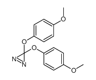 3,3-bis(4-methoxyphenoxy)diazirine Structure