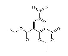 2-ethoxy-3,5-dinitro-benzoic acid ethyl ester结构式