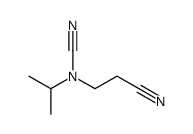 Cyanamide, (2-cyanoethyl)(1-methylethyl)- (9CI) structure