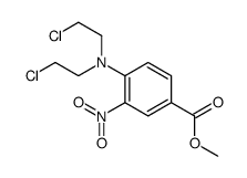 methyl 4-[bis(2-chloroethyl)amino]-3-nitrobenzoate结构式
