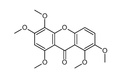 1,2,5,6,8-pentamethoxyxanthen-9-one Structure
