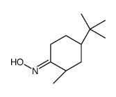 N-[(2S,4R)-4-tert-butyl-2-methylcyclohexylidene]hydroxylamine Structure