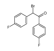 2-bromo-1,2-bis(4-fluorophenyl)ethanone结构式