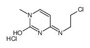 4-(2-chloroethylamino)-1-methylpyrimidin-2-one,hydrochloride Structure