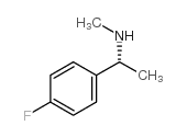 (R)-1-(4-氟苯基)-N-甲基乙胺结构式