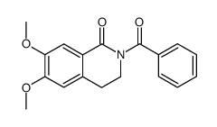 2-benzoyl-6,7-dimethoxy-3,4-dihydro-2H-isoquinolin-1-one Structure