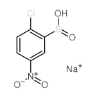 Benzenesulfinic acid, 2-chloro-5-nitro-, sodium salt structure