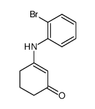 3-((2-Bromophenyl)amino)cyclohex-2-enone Structure